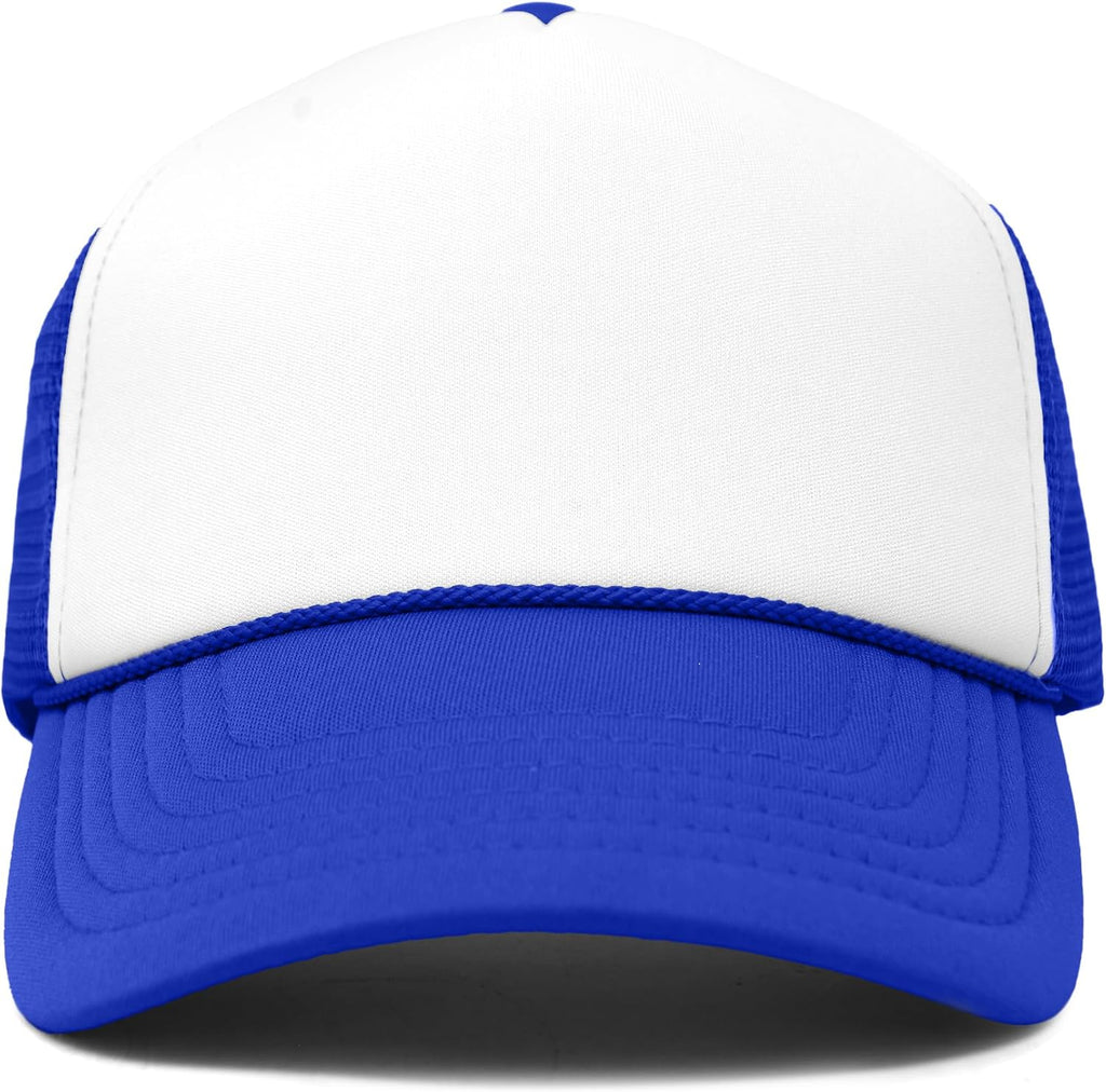Youth Mesh Trucker Cap - Adjustable Hat (S, M Sizes)