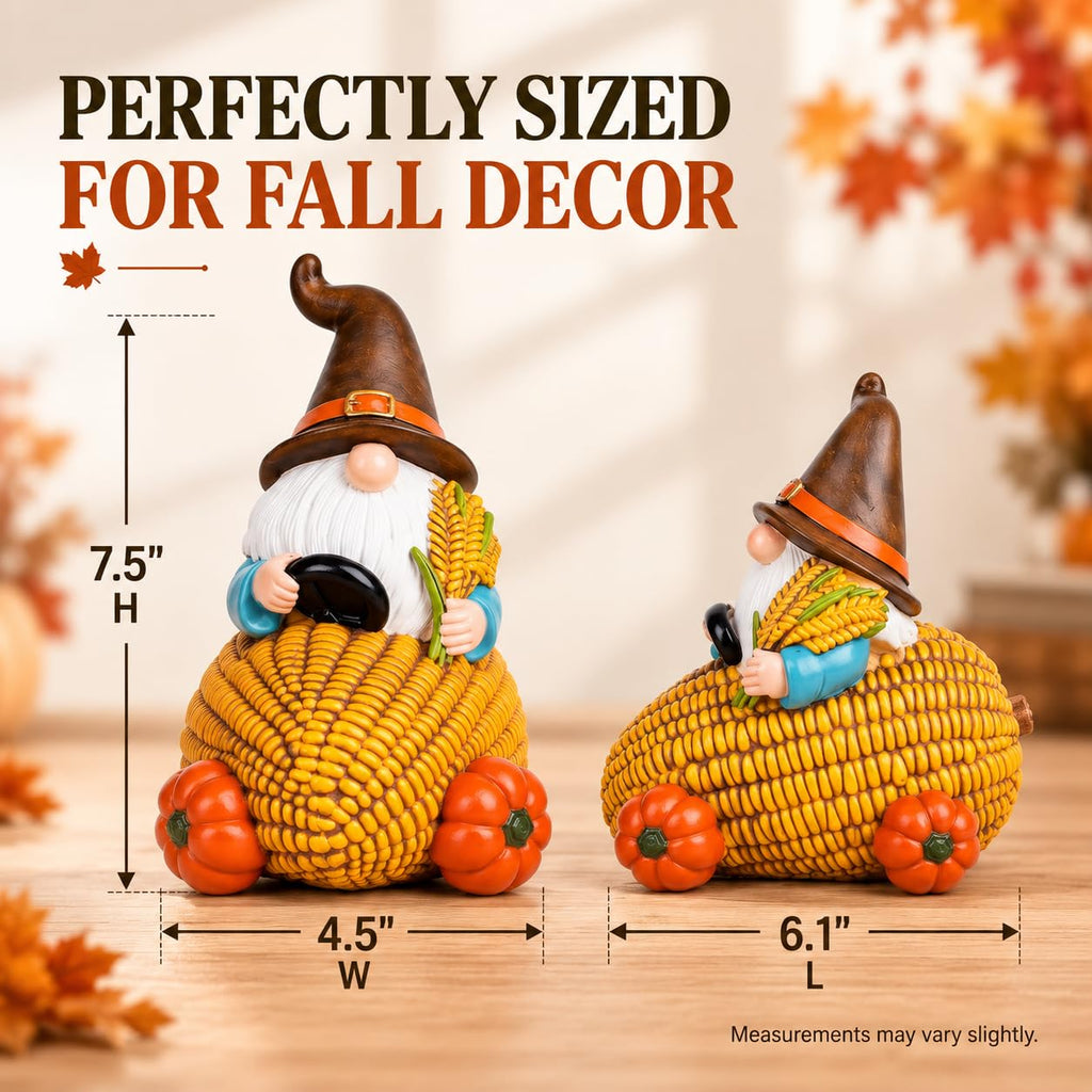 Fall Figurine, Thanksgiving Harvest Table Decor