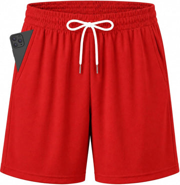 Boys Athletic Shorts Mesh Basketball Soccer Shorts Breathable Quick Dry Running Gym Shorts for Youth