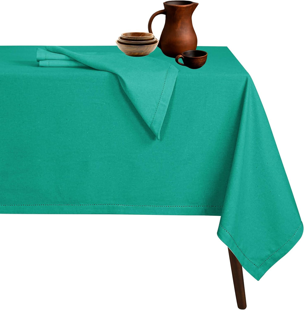 Cotton tablecloth - Royal Green