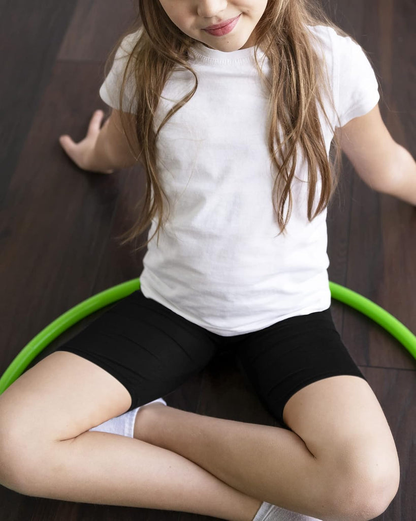 Girls Bike Shorts Kids Cartwheel Biker Shorts Under Dress Clothes
