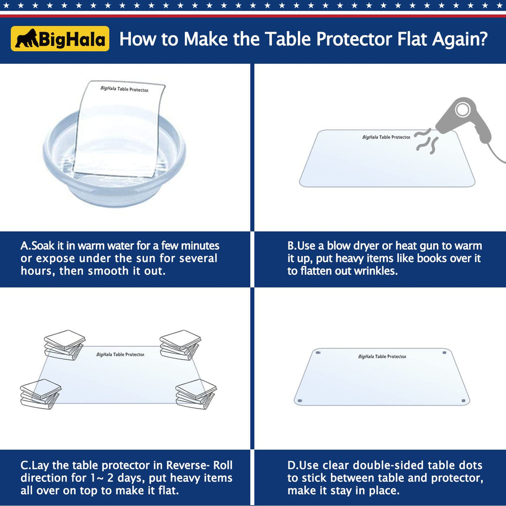 Wooden Furniture Table Protector Clear Plastic Wipeable Tablecloth Eco Thick Protective Desk Cover Clear Vinyl Dining
