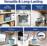 Premium Moisture Absorbers and Dehumidifier Tubs - High-Efficiency Closet Dehumidifier and Dehumidifier for Car
