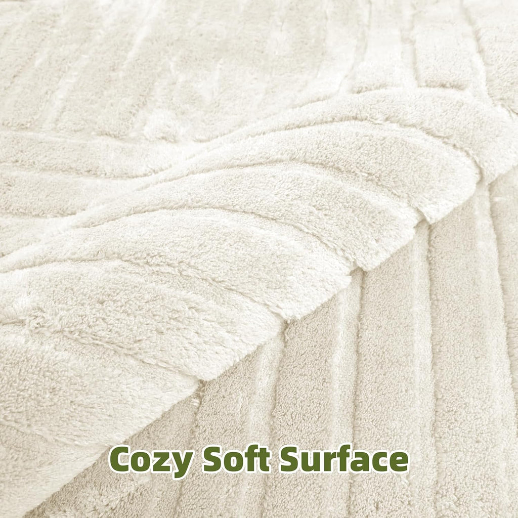 Beige Solid Area Rug, Washable Rugs Bedroom