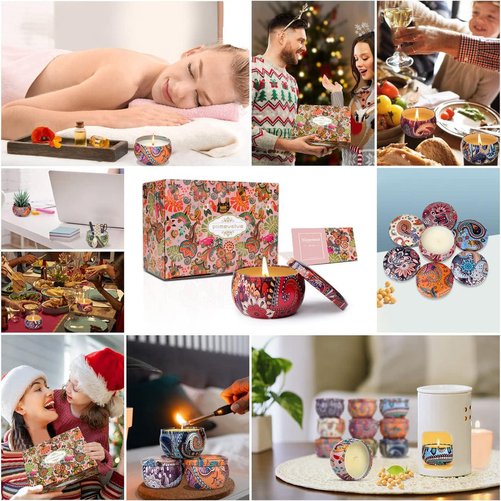 Scented Candles Gift Set for Women, 12 Pack Candles Scented