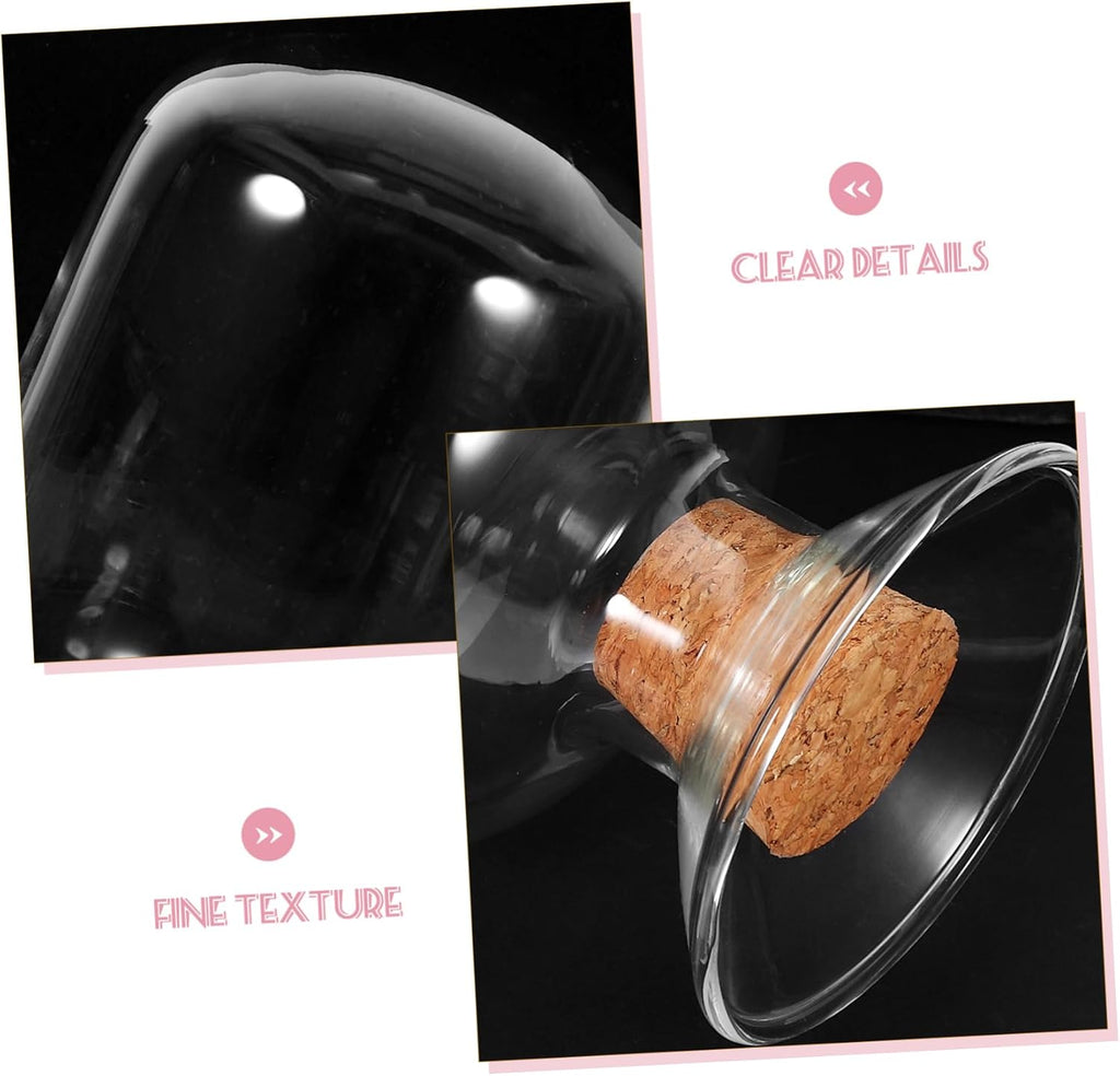 Glass Match Storage Jar Sensory Bottles Lids 250ml Match Holder Decorative Match Jar Multi-functional Glass Jar