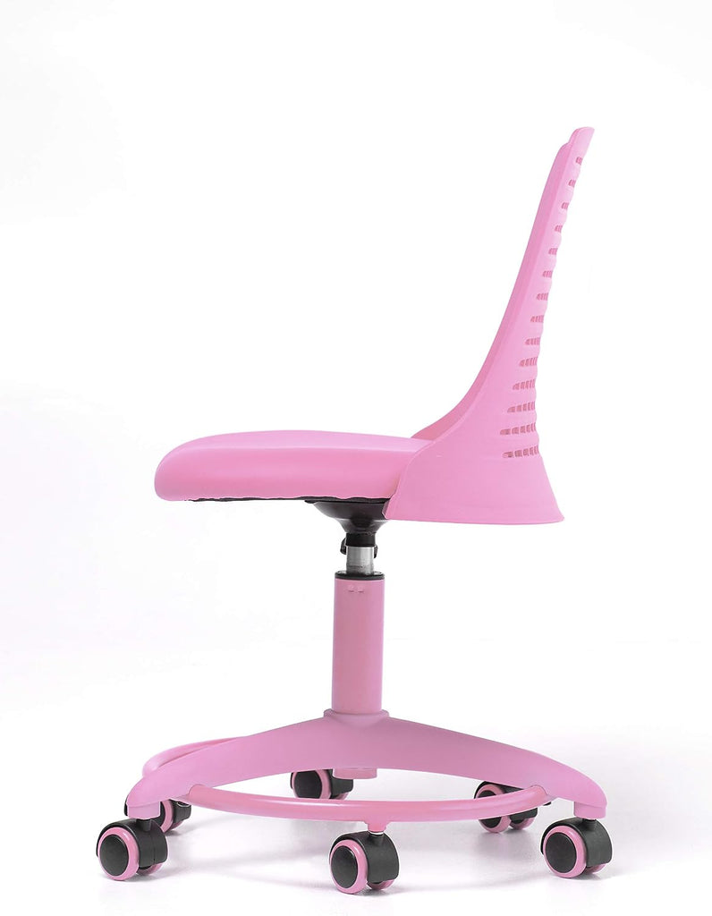 Kids Desk Chair Adjustable Height School/Home Children 4-12 Swivel with Anti-Scratch Wheels Breathable Back Chair