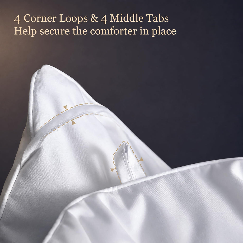 Goose Feather Down Fiber Comforter Duvet Insert