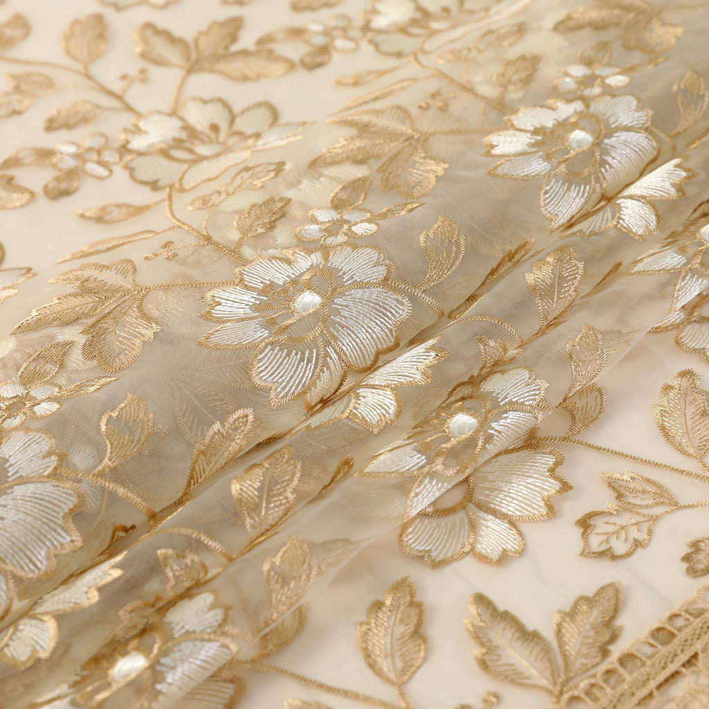 Lace Tablecloth Embroidery with Tassel - Shabby Chic Vinyl Rectangle Table Cloth for 6 Foot Tables Floral Tablecloth