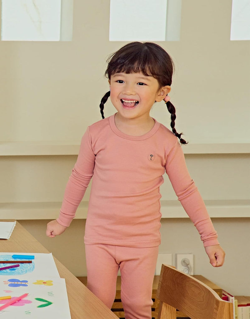 6M- Baby Toddler Pajamas Cotton Modal Blend Long Sleeve Snug Fit