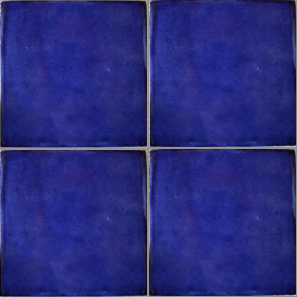 4.2x4.2 9 pcs Cobalt Blue Talavera Mexican Tile