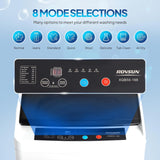1.5CuFt Portable Clothes Dryer and 17.8LBS Full-Automatic Washing Machine Set, Compact Laundry Washer and Dryer Combo