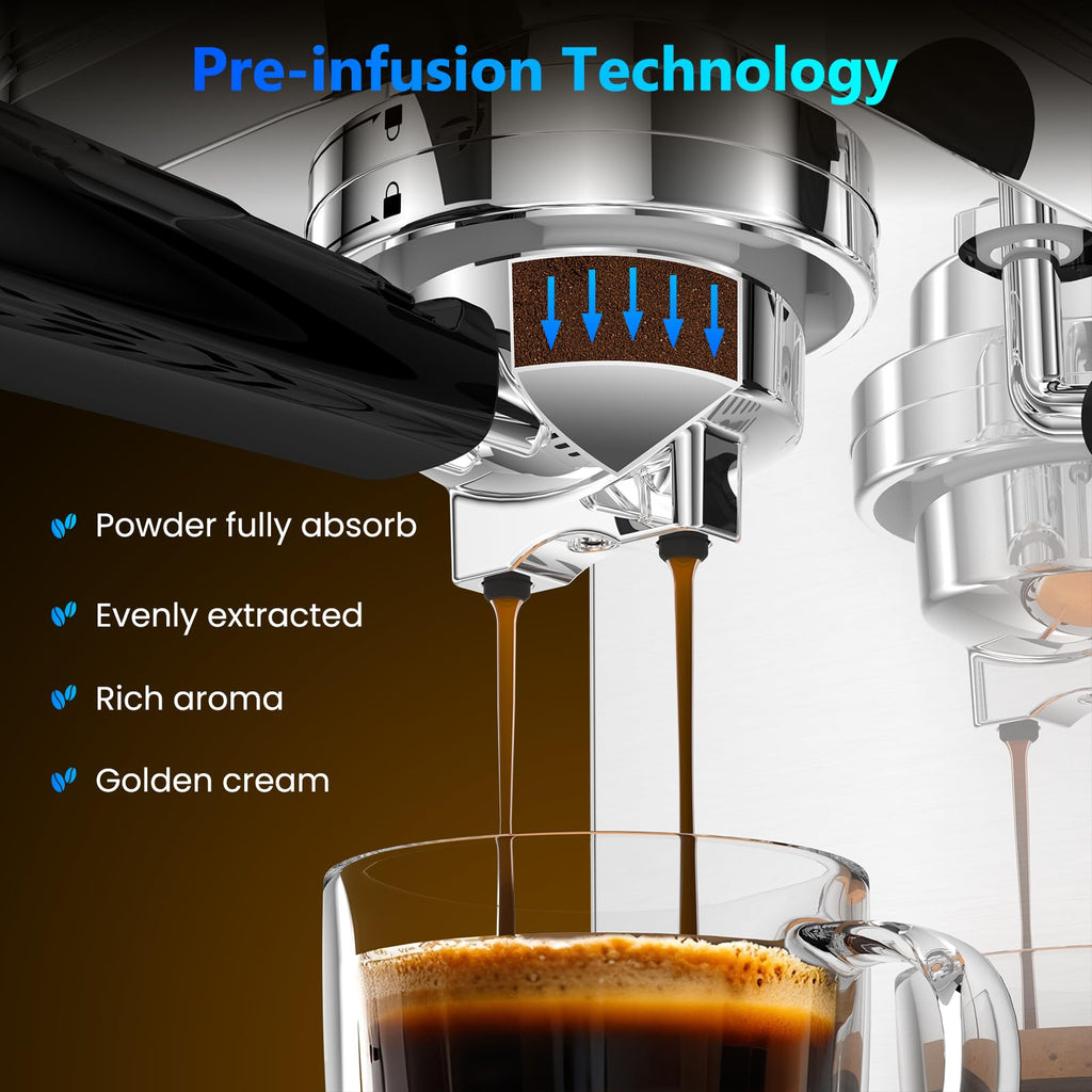 Espresso Machine with Touchscreen And Cold Brew