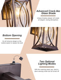 Oil Rubbed Bronze Porch Light Dusk to Dawn Outdoor Wall Lantern Small Modern Exterior Light Fixture Aluminum with