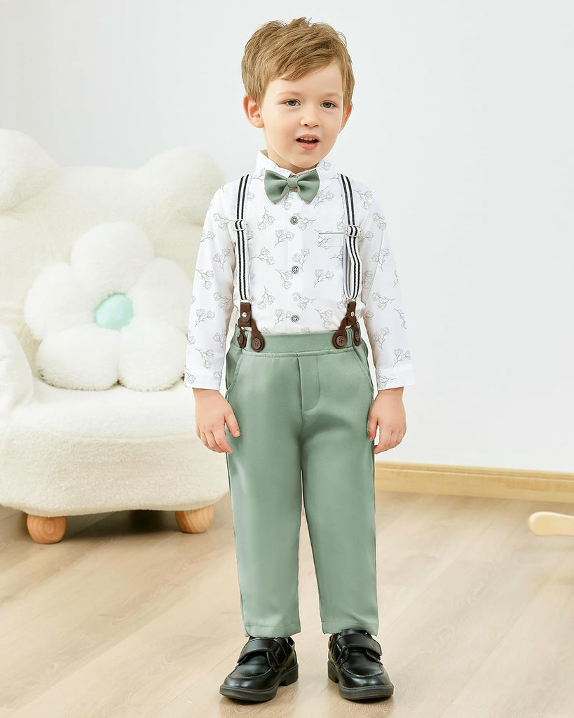Toddler Suit Boys Formal Wedding Outfit Dress Baby Clothes