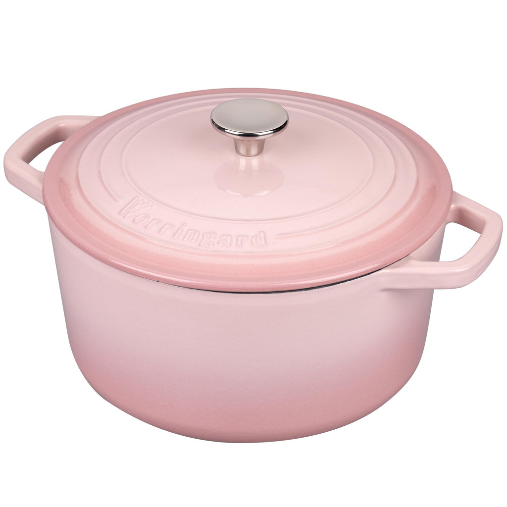 Enameled Cast Iron Dutch Oven Pot with Lid, for Bread Baking, Round Bread Oven- include Sourdough Bread Baking