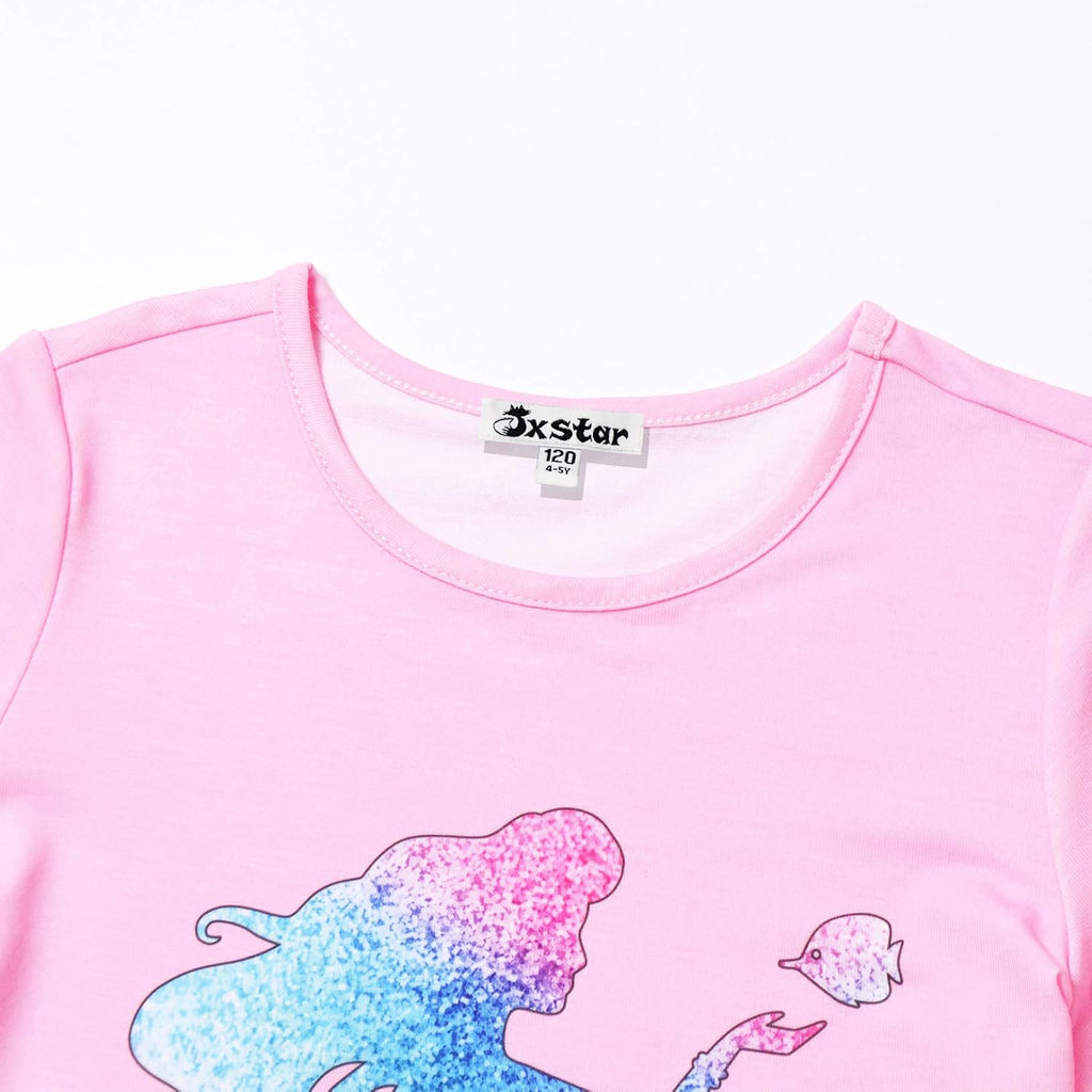 Pajamas Sets for Girls Unicorn Pjs Little Kids Summer Cotton Sleepwear ...
