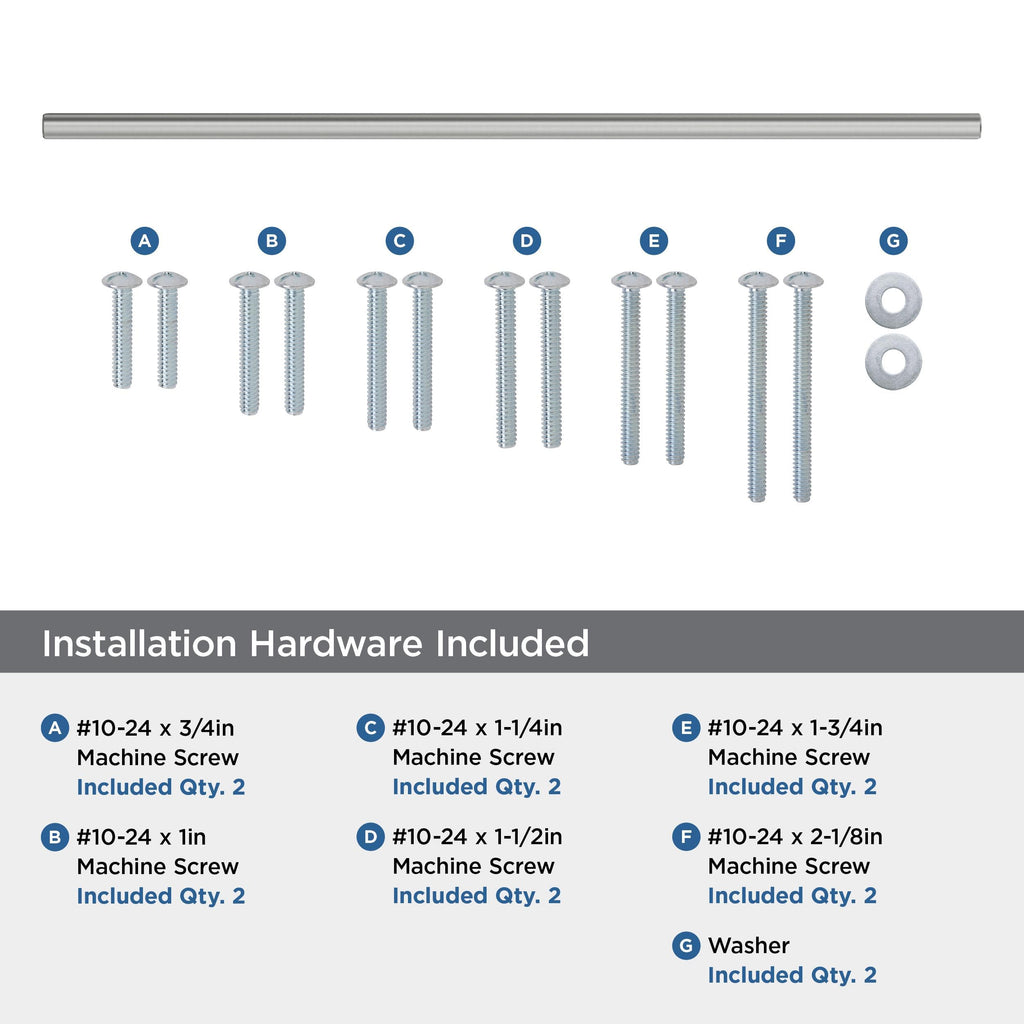 24" Bar Pulls Stainless Steel Appliance Pull
