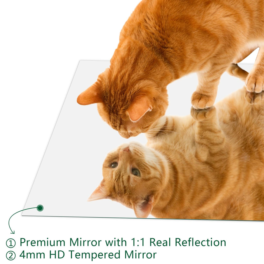 Frameless Wall Mirror 48"x30" Bathroom Vanity Mirror Shatterproof