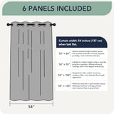 Gazebo Curtains Outdoor Waterproof 6 Panels - Windproof, Pri - Image 7