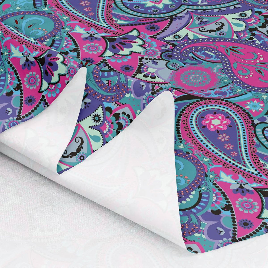 Abstract Floral Art Waterproof Fabric by The Yard Retro Mid-Century Ethnic Boho Style Decorative Fabric Soft