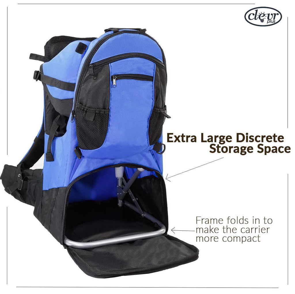Deluxe Adjustable Baby Carrier Outdoor Hiking Child Backpack Camping