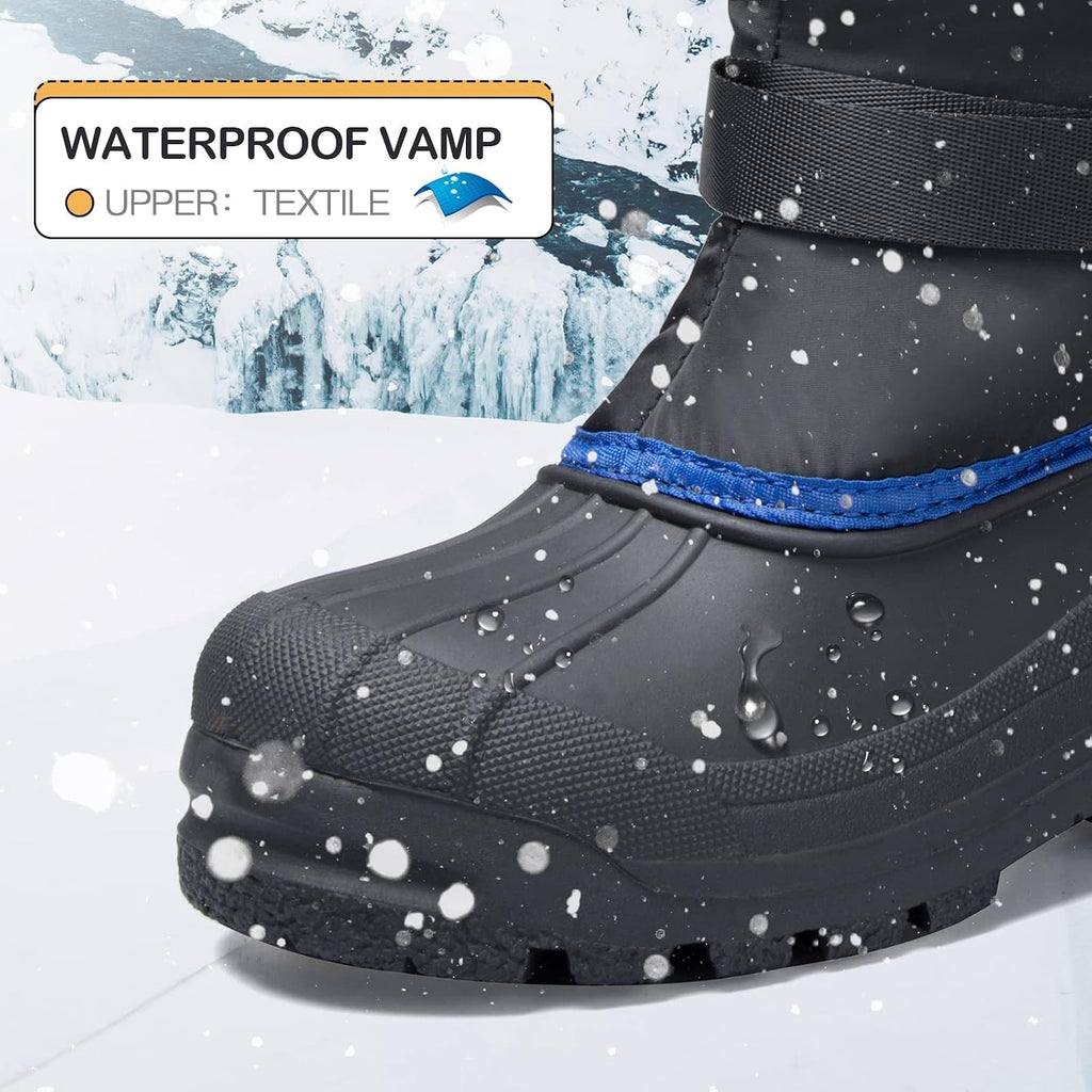 Kids Insulated Waterproof Anti-slip Winter Warm Snow Boots