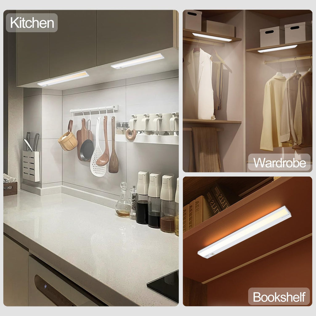 Of Under Cabinet Lighting Hardwired, 12IN 10W 666LM, Dimmable Led Light /Bar/Closet, CRI>92, R9>90, 5 Color