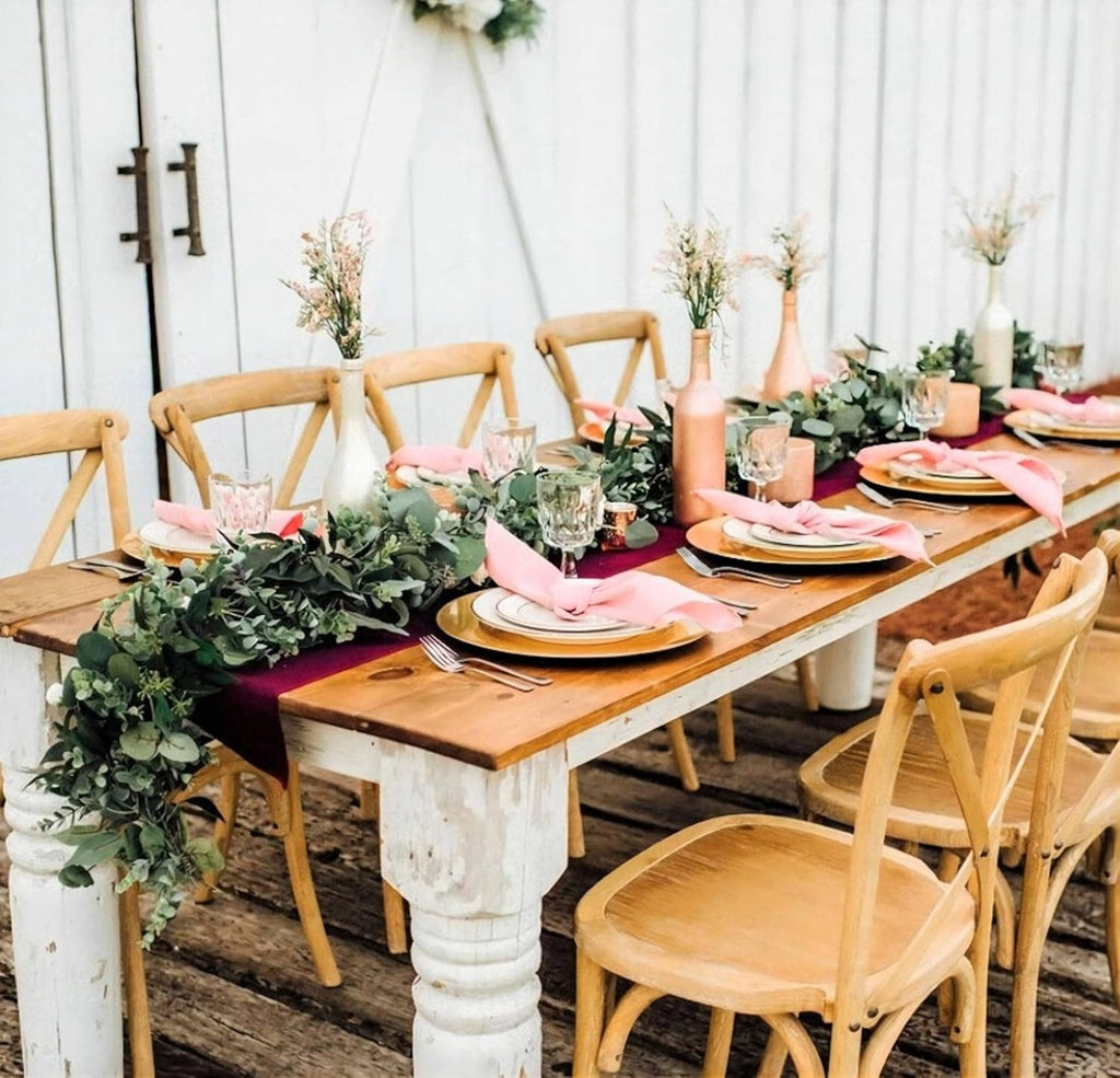 Eucalyptus Garland Lush Artificial Greenery Faux Vines