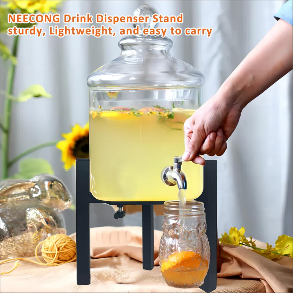 Drink Dispensers Stand For Party. Universal Beverage Dispensers Stand Adjustment Range 7.1 to 11.5 inches Wide