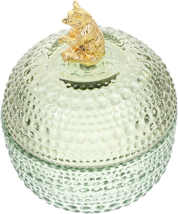 Glass Jewelry Box Storage Jar Jar Storage Containers Apothecary Jar Lidded Glass Jewelry Holder