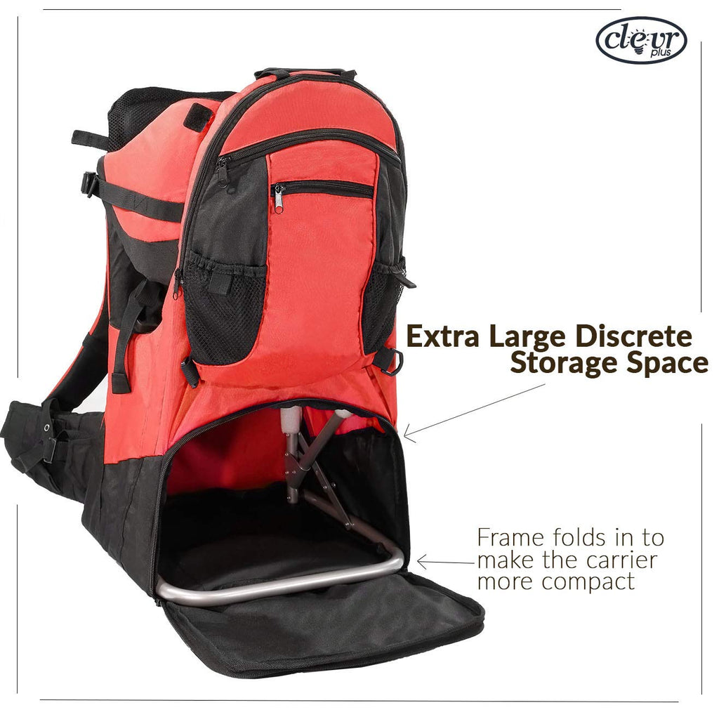 Deluxe Adjustable Baby Carrier Outdoor Light Hiking Child Backpack Camping