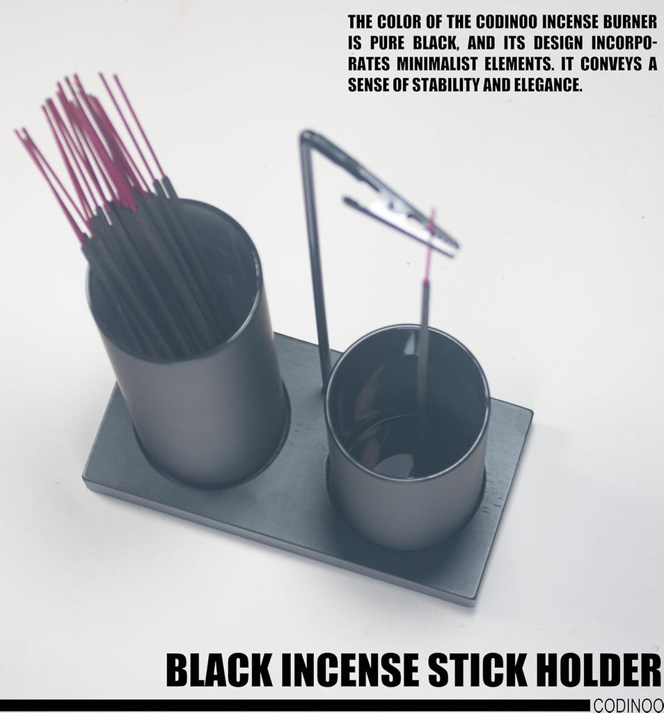 2 in 1 Incense Burner Holder for Sticks,Glass Incense Holder with Storage,Upside Down Incense Holder for Sticks