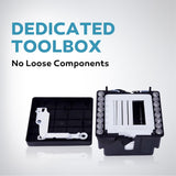 80S Louvered Pergola 10' x 10', Modern Style with Adjustable - Image 5