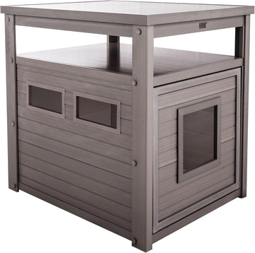 Litter Box Enclosure, Jumbo, Grey