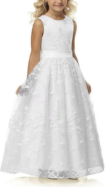 Lace A-Line Flower Girl Dress