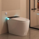 Smart Toilet with Elongated Heated Seat, Auto Flush, One Piece Toilet for Bathrooms Soft-Close Seat & Lid, Night Light