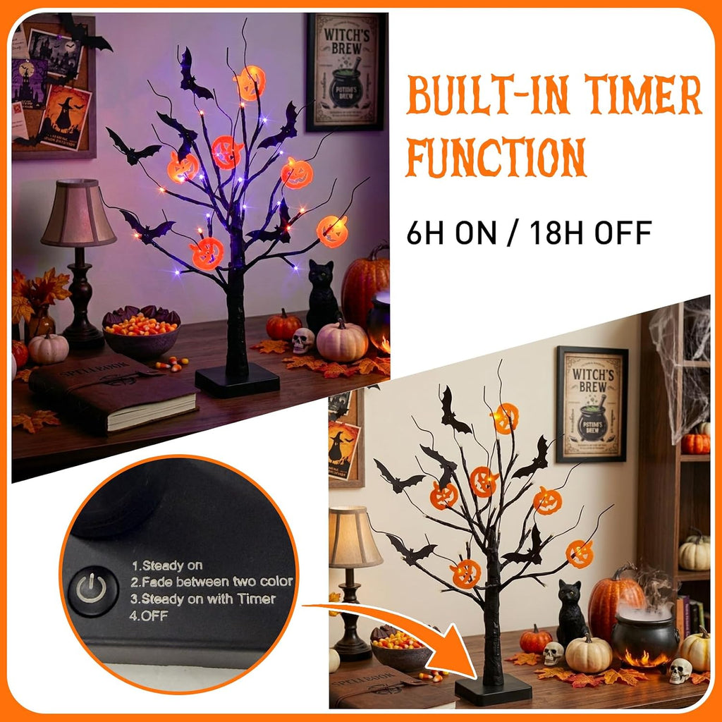 Halloween Decorations Indoor Halloween Tree Black Spooky Tree