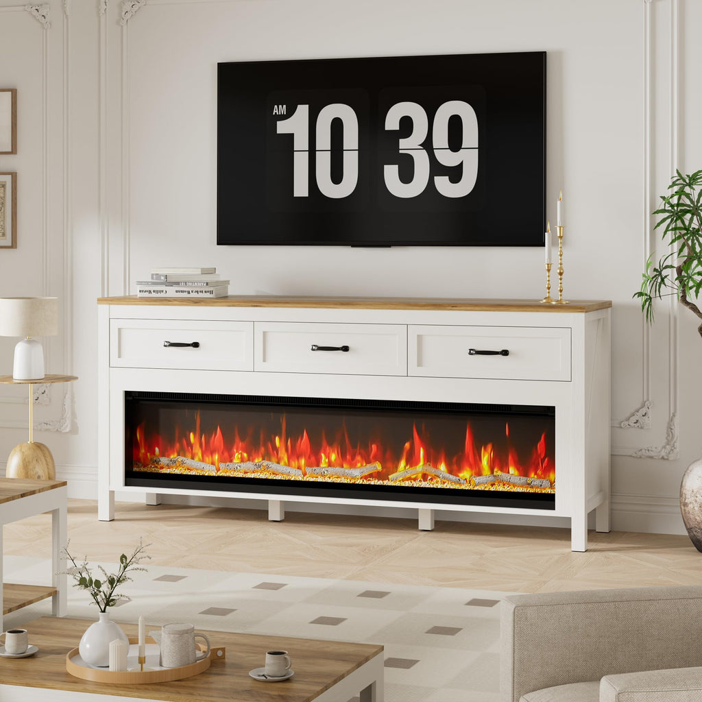 65" Modern for TVs Up to 75 Inch, Off White