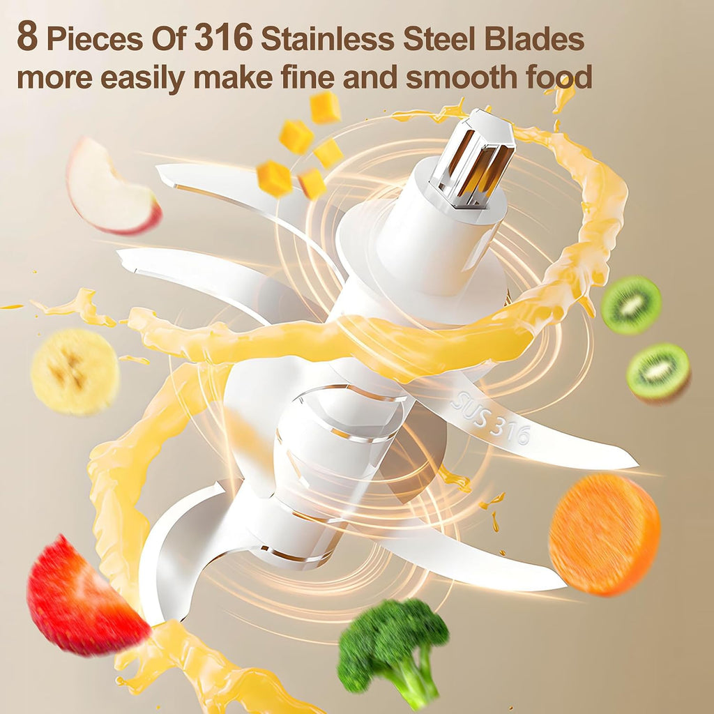 Food Maker, Mini Baby Blender, Small Food Processor, BPA-Free