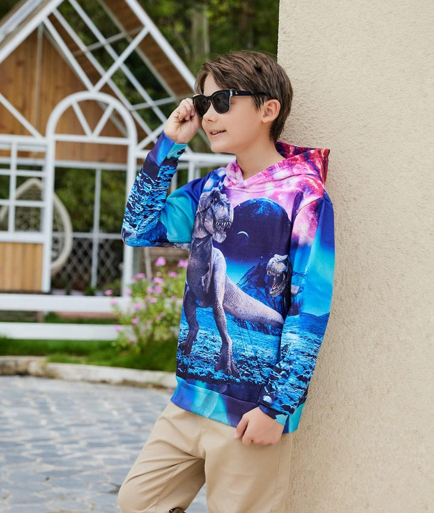 Boys Girls Hoodies Kids 3D Print Graphic Hooded Sweatshirts