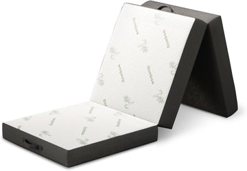 Trifold Foldable Mattress for Floor and Traveling with Removable Cover - Lightweight and Portable Foldable Mattress