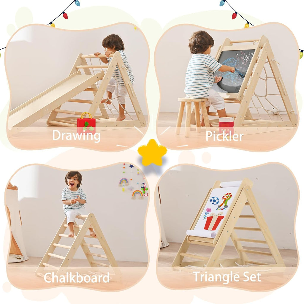Indoor Jungle Gym 12 in 1 Toddler Playground Foldable Climbing Toys