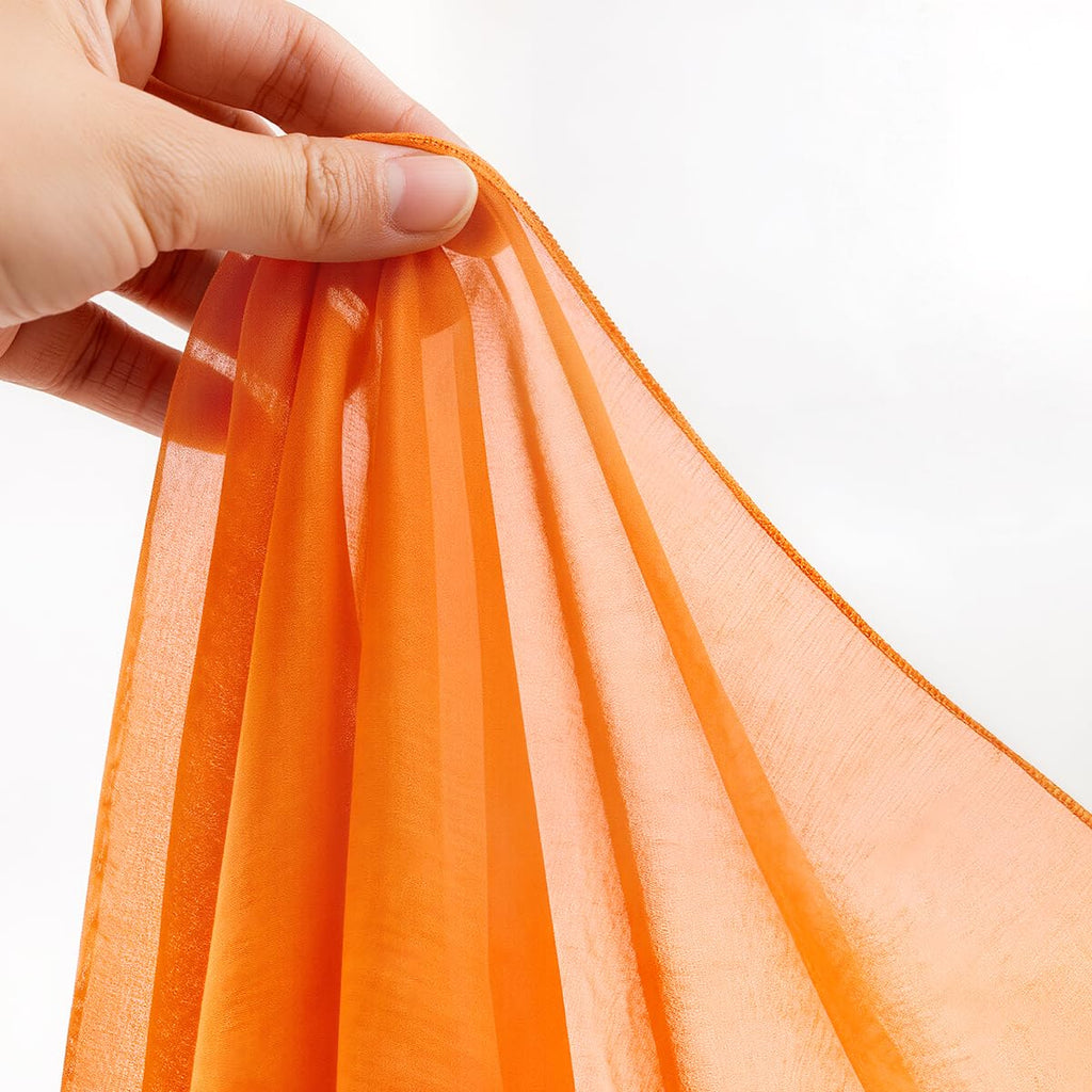 Wedding Arch Draping Fabric 30'' x 18FT Sheer Chiffon Arch Drape Backdrop
