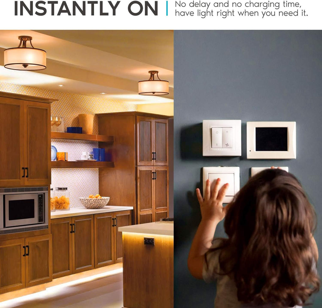 A19 LED Bulb 75W Equivalent, 1100 Lumens, 2700K Warm White, Dimmable Standard LED Light Bulbs 11W, Enclosed Fixture