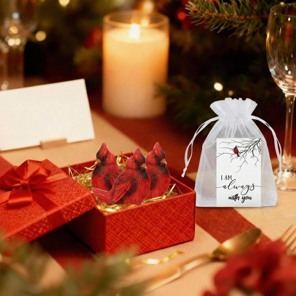 72 Pcs Chrismas Cardinal Memorial Gift Set