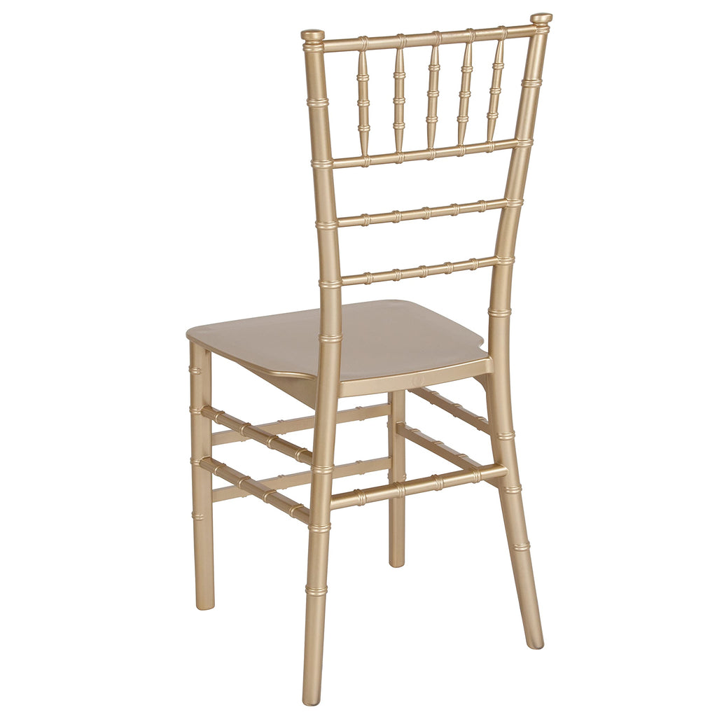 Series Gold Resin Stacking Chiavari Chair