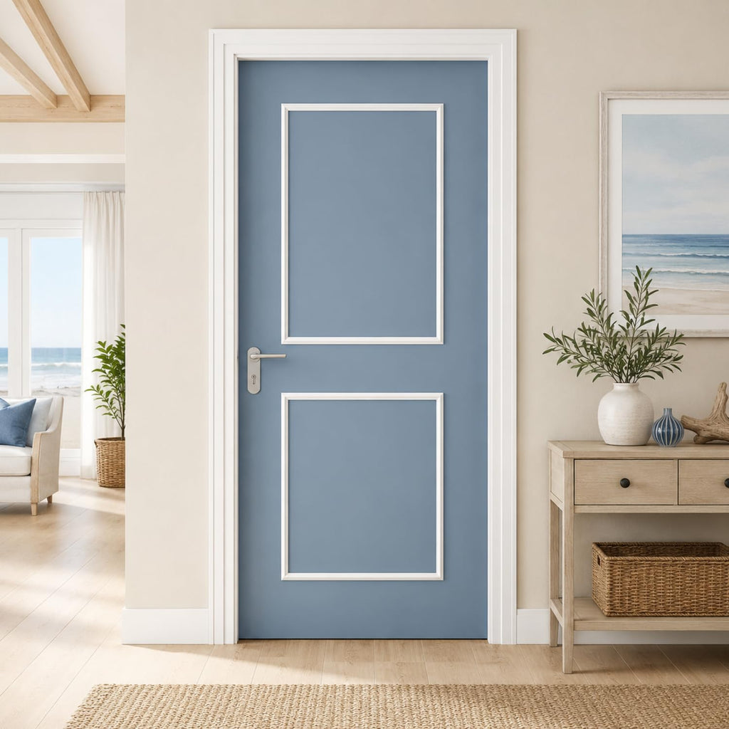 1 Set Peel and Stick Door Moulding, Modern, 16"x20"