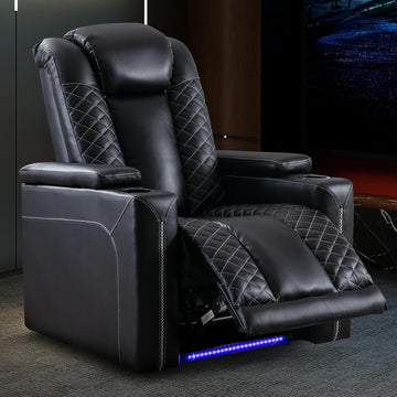 Electric Power Recliner Chairs with USB Ports and Cup Holders