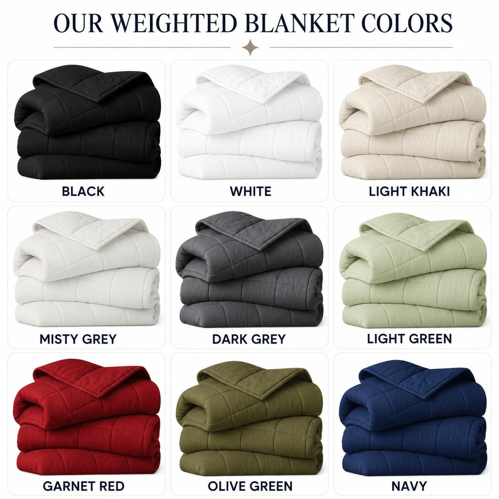 King Size Weighted Blanket 30 lbs, Also Fits California King Beds